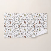 Motif Fleur sauvage vintage (Serviette à main)