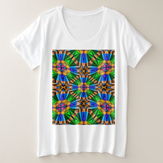 Motif Fleurs Abstraites uniques (Design devant)