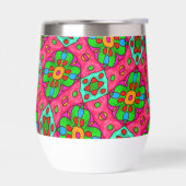 Motif Fleurs Abstraites uniques (Gauche)