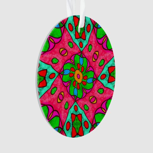 Motif Fleurs Abstraites uniques (devant)