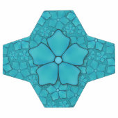 motif Fleurs bleues (Plat)