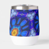Motif Fleurs bleues Abstraites (Avant)
