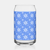 Motif Flocon de Neige, Flocons de Neige Blancs, Ne (Verso)