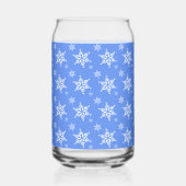 Motif Flocon de Neige, Flocons de Neige Blancs, Ne (Gauche)