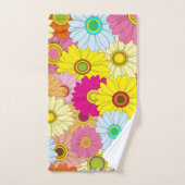 motif floral (Serviette à main)