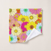 motif floral (Gant de toilette)