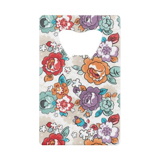 Motif floral 5 d'élégance abstraite (Devant)