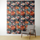 Motif floral 5 tapisserie (En situation)