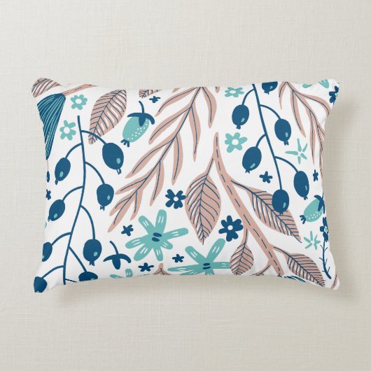motif floral Accent Coussin (Devant)