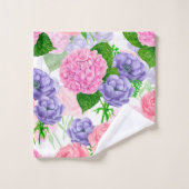 Motif floral aquarelle (Gant de toilette)
