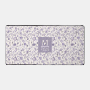 Motif floral aquarelle lavande violet fleurs