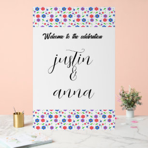 Motif floral aquarelle vibrant de fleurs sauvages