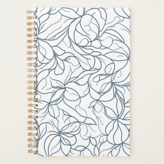 Motif floral argenté (Devant)