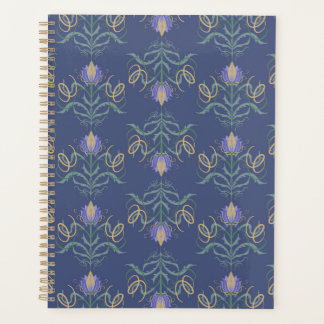 Motif floral Art nouveau damassé vintage