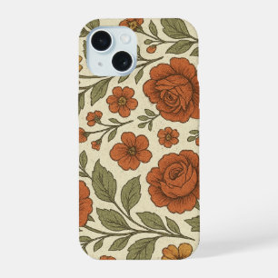 Motif Floral Automnal Vintage – Botanique Rustique