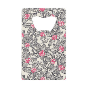 Motif floral avec des oiseaux de bande dessinée