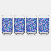 Motif floral bleu et violet (Droite)