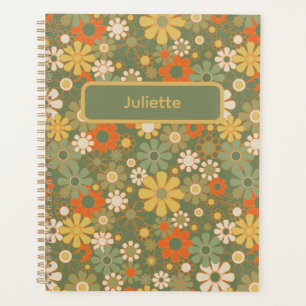 Motif Floral Bohème Rétro des Années 70