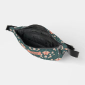 Motif floral Boho vert pêche luna daisy (Ouvrir)