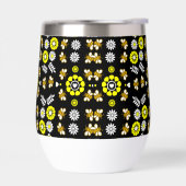 Motif floral botanique d'abeille (Gauche)