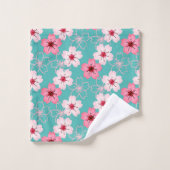 Motif floral chic élégant de fleurs de cerisier (Gant de toilette)