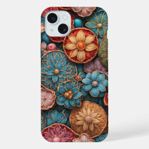 Motif floral coloré