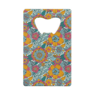 Motif floral coloré