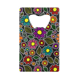 Motif floral coloré de la nature