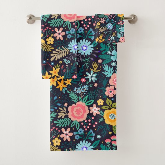 Motif floral coloré mignon (En situation)