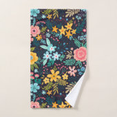 Motif floral coloré mignon (Serviette à main)