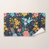 Motif floral coloré mignon (Serviette à main)