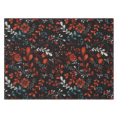 Motif floral complexe avec nappe dorée et blanche (Devant (Horizontal))