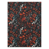 Motif floral complexe avec nappe dorée et blanche (Devant)