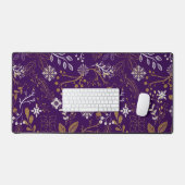 Motif floral complexe avec or et blanc  (Clavier et souris)