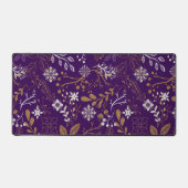 Motif floral complexe avec or et blanc  (Recto)