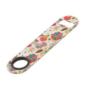 Motif floral dans le rétro style 4 (Dos Angle)