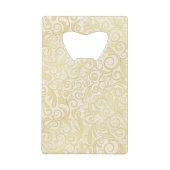 Motif floral de feuille d'or (Dos)