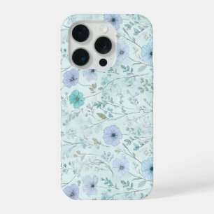 Motif floral de fleurs sauvages pastel délicat à l