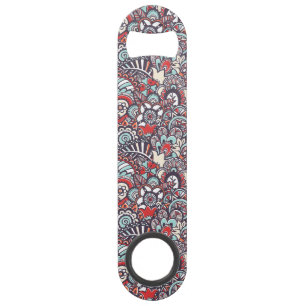 Motif floral de griffonnage de Paisley