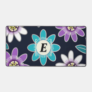 Motif floral de la passion du monogramme personnal