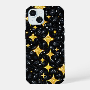 Motif floral de l'étoile dorée.