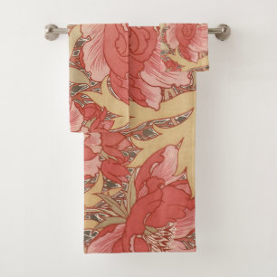 Motif floral de Nouveau d'art de pavots de William