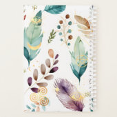 Motif floral de plumes Monogramme (Dos)