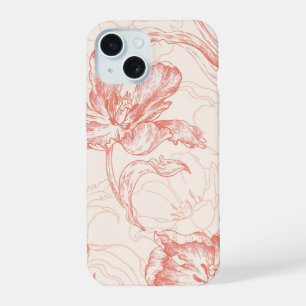 Motif floral de tulipe vintage