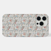 Motif floral d'hiver confortable (Verso Horizontal)