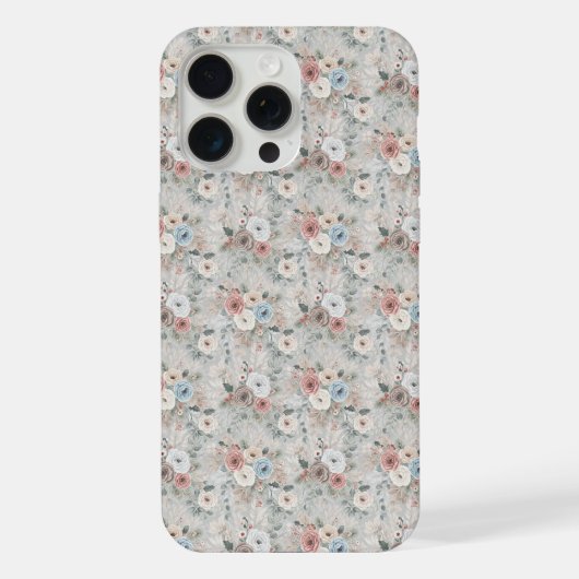 Motif floral d'hiver confortable (Verso)