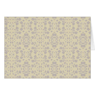 Motif floral embouti