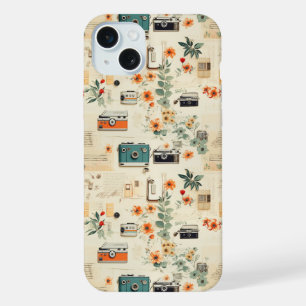 Motif floral et appareil photo vintage (6)