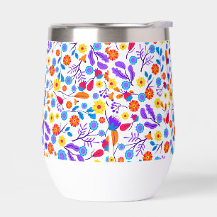 Motif floral exotique coloré-23165