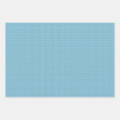 Motif Floral Feuille Classé Sur Azure Blue (Devant 3)